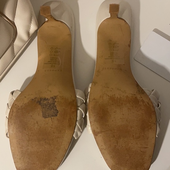 Cream soda combo purse with mules sandals - Picture 3 of 6